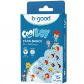B-Good Plaster Cool Boy Yara Bandı 15 Adet | Suya Dayanıklı Nefes Alır - 1