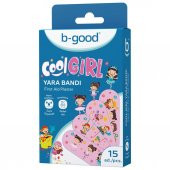 B-Good Plaster Cool Girl Yara Bandı 15 Adet | Suya Dayanıklı Nefes Alır - 1