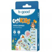 B-Good Plaster Cool Kids Yara Bandı 15 Adet | Suya Dayanıklı Nefes Alır - 1