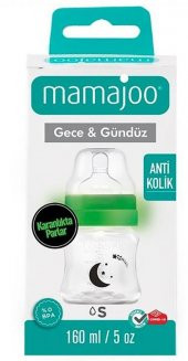 Mamajoo Biberon Gece Gündüz 160ml | Anti-Kolik (S) - 1