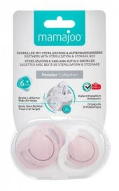 Mamajoo Yalancı Emzik 6 Ay+ Powder Pink Ortodontik 2 Adet - 1