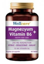 Wellcare Magnezyum B6 Vitamini 60 Tablet - 1