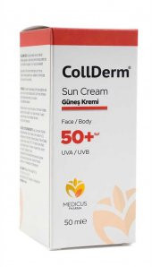CollDerm Sun Cream Face and Body SPF50+ 50ml | Yüz ve Vücut Güneş Kremi - 1
