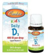 Carlson Kids Daily Vitamin D3 400IU 10.3ml - 1