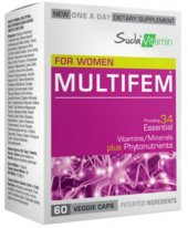 Suda Vitamin Multifem Multivitamin 60 Kapsül - 1