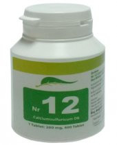 Dr.Schüssler Tuzları Nr:12 400 Tablet | Calcium Sulfuricum - 1