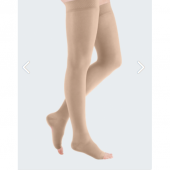 MEDİVEN DUOMED CCL1  Dizüstü-Silikon Bantlı Burnu Açık VARİS ÇORABI thumbnail 1