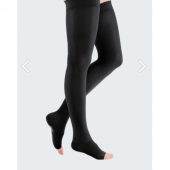 MEDİVEN DUOMED CCL1  Dizüstü-Silikon Bantlı Burnu Açık VARİS ÇORABI thumbnail 2