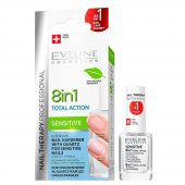 Eveline 8 in 1 Total Action Sensitive 12ml | Tırnak Bakımı - 1