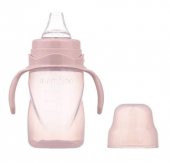 Mamajoo Kulplu Akıtmaz Eğitici Bardak Powder Pink 270 ml | Anti-Kolik Bardak Ucu - 1