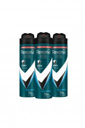 Rexona Men Erkek Sprey Deodorant Invisible Ice Fresh 72 Saat Kesintisiz Üstün Koruma 150 Mlx3 - 3