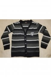 RELE JEANS ÇİZGİLİ HIRKA - 1