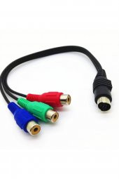 7 PİN S VİDEO TO COMPONENT KABLO 0.25 M - 1