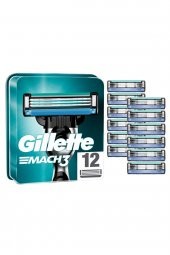 Gillette Mach3 Yedek Tıraş Bıçağı 12li - 4