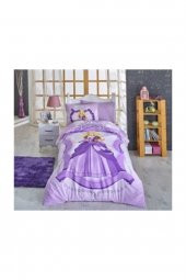 Hobyy Princess Lila Ranforce Tek Kişilik Nevresim Takımı - 1