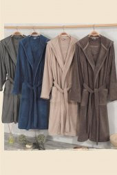 Ecosoft Erkek Bornoz L Bej - 1