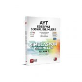 3D Yayınları 2023 AYT Edebiyat - Sosyal Bilimler 1 Simülasyon Denemeleri 3D Yayınları - 1