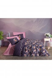 Feminen Çift Kişilik Nevresim Takımı Alessa Pembe - 1