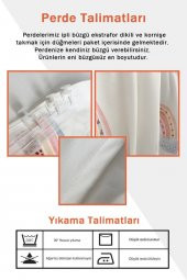 Sevimli Geyik Beyaz Fon Perde 58 - 2