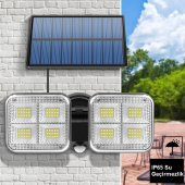 UpWay Güneş Enerjili 120 Led Şarjlı Hareket Sensörlü 500 Lümen Solar Aydınlatma Lamba - 4