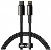 Baseus Super Şarj Örgü Tasarım1Mt 20W İPhone Şarj Kablosu İphone 11 12 13 14 Pro Max Şarj Veri Kablosu - 1