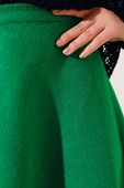 Kaşe Kloş Etek Yeşil - 4