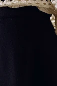Kaşe Kloş Etek Siyah thumbnail 4