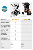 Baby Home 9 In 1 Yeni Doğan Full Set 1010 Travel Sistem Bebek Arabası 330 Sallanır Ev Tipi Ana Kucağı - 6