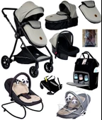 Baby Home 9 In 1 Yeni Doğan Full Set 1010 Travel Sistem Bebek Arabası 330 Sallanır Ev Tipi Ana Kucağı - 1