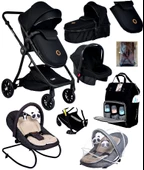 Baby Home 9 In 1 Yeni Doğan Full Set 1010 Travel Sistem Bebek Arabası 330 Sallanır Ev Tipi Ana Kucağı - 4
