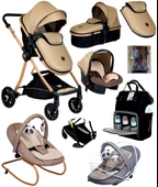 Baby Home 9 In 1 Yeni Doğan Full Set 1010 Travel Sistem Bebek Arabası 330 Sallanır Ev Tipi Ana Kucağı - 3