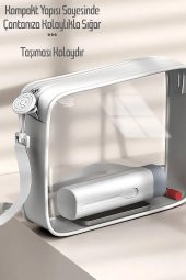 4in1 Şarjlı Masa Lambası Powerbank Özellikli Telefon Standlı Kamp El Feneri Çalışma Okuma Işığı 975 - 5