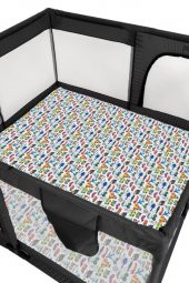 TommyBaby Güvenli Bebek Ve Çocuk Oyun Alanı Oyun Parkı 125X125 Oyun Matı Topları Yatak - 4