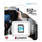 Kingston SDG3-512GB 512GB SDXC Canvas Go Plus 170R C10 UHS-I U3 V30 Hafıza Kartı - 2