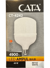 Cata CT-4242 45W 6400K (Beyaz Işık) E27 Duylu Led Torch Ampul (8 Adet) thumbnail 2