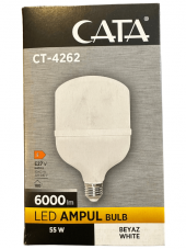 Cata CT-4262 55W 6400K (Beyaz Işık) E27 Duylu Led Torch Ampul (4 Adet) - 2