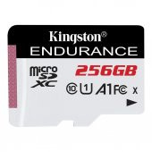 Kingston SDCE-256GB 256GB microSDXC Endurance 95R-45W C10 A1 UHS-I Card Only Hafıza Kartı - 1