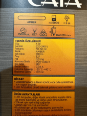 Cata CT-4059 5W (Amber Işık) E27 Duylu Led Alev Ampul - 2