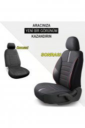 Nissan Qashqai Uyumlu Özel Tasarım Oto Koltuk Kılıfı Seti Star - 4