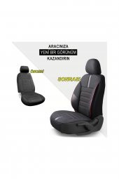 Renault Clio 4 Uyumlu Özel Tasarım Oto Koltuk Kılıfı Seti Star - 4