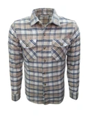 Ronex R01216 Erkek Oduncu Cepli Düğmeli Çizgili Gömlek - 1