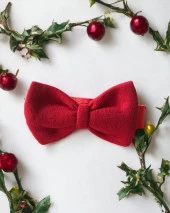 Maxi Rouge Köpek Papyonu Kurdela Tasma Yılbaşı Noel - 3