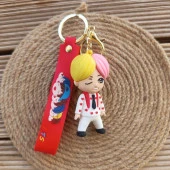 BTS Figür Silikon Anahtarlık Çanta Süsü Oyuncak 15791 thumbnail 1
