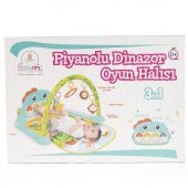 Babycim Dinozor Piyanolu Oyun Halısı HE0643,Bebek Aktivite Oyuncak - 5