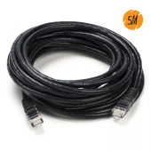 Ethernet Kablo Cat5e Patch 5 M 24 Awg Siyah - 1