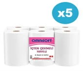 Omnisoft 5 Koli İçten Çekmeli Kağıt Havlu 30 Rulo - 1