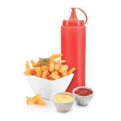 Ketçap Şişesi - 1000ML Dev Boy Kırmızı - 1