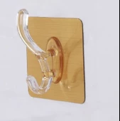 6lı Gold Kanca Askı Güçlü Yapışkanlı Mutfak Banyo Askısı - 5