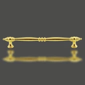 Petek Mobilya Mutfak Dolabı Çekmece Dolap Kapak Kulpu Düz Metal Kulp Kulbu Kulpları 128 Mm Altın thumbnail 3