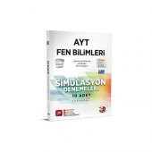 2024 AYT Fen Bilimleri Simülasyon Denemeleri Detaylı Video Çözümlü 3D Yayınları - 1